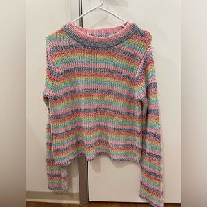 Philosophy Multicolor Striped Crew Neck Sweater